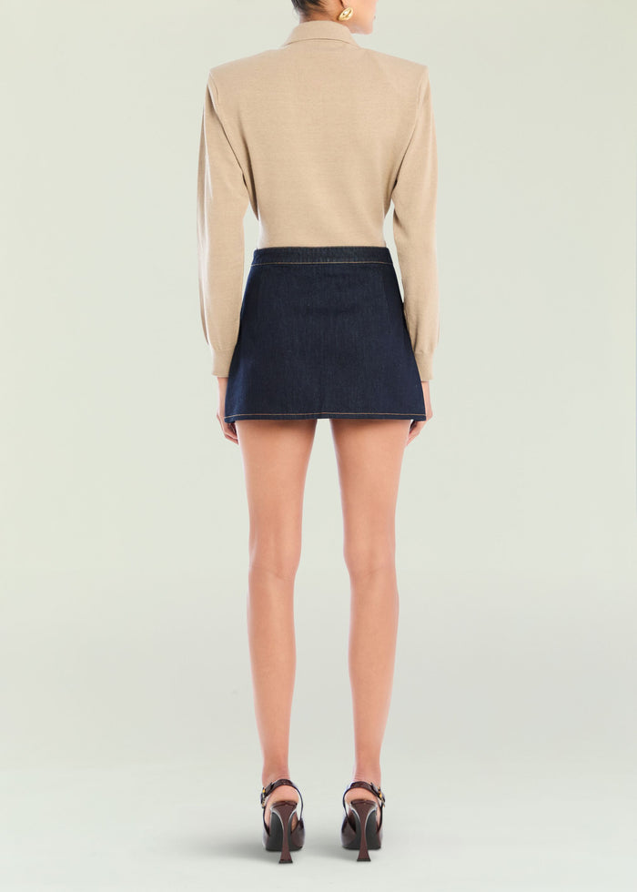 Beverly Denim Mini Skirt
