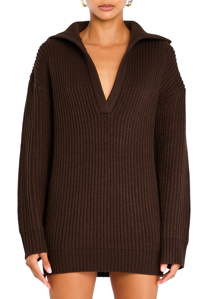 Shy Oversized Sweater Dress