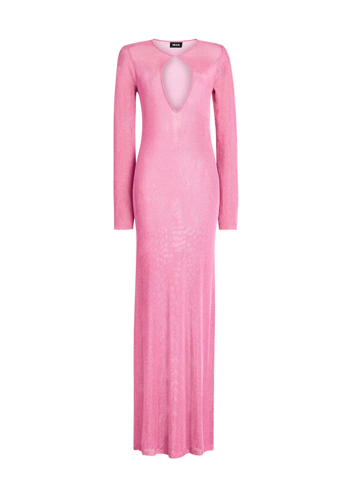 Carmel Metallic Knit Maxi Dress