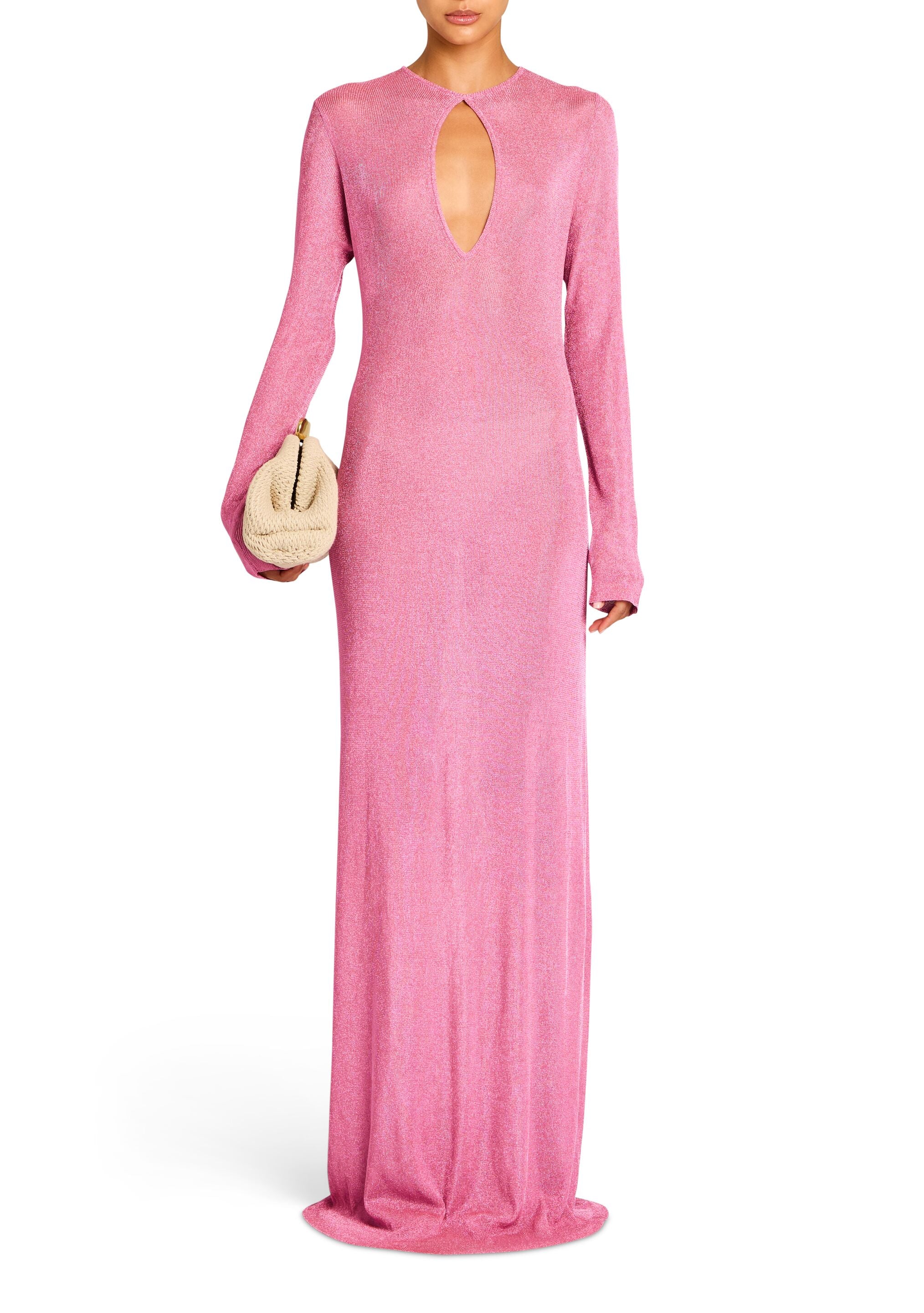 caramel♡ Carmel Metallic Knit Maxi Dress – SER.O.YA