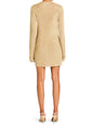 Emeri Metallic Knit Mini Dress