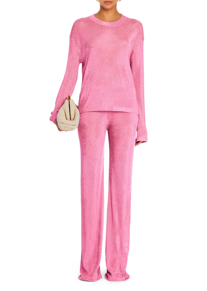 Sheldon Metallic Knit Pant