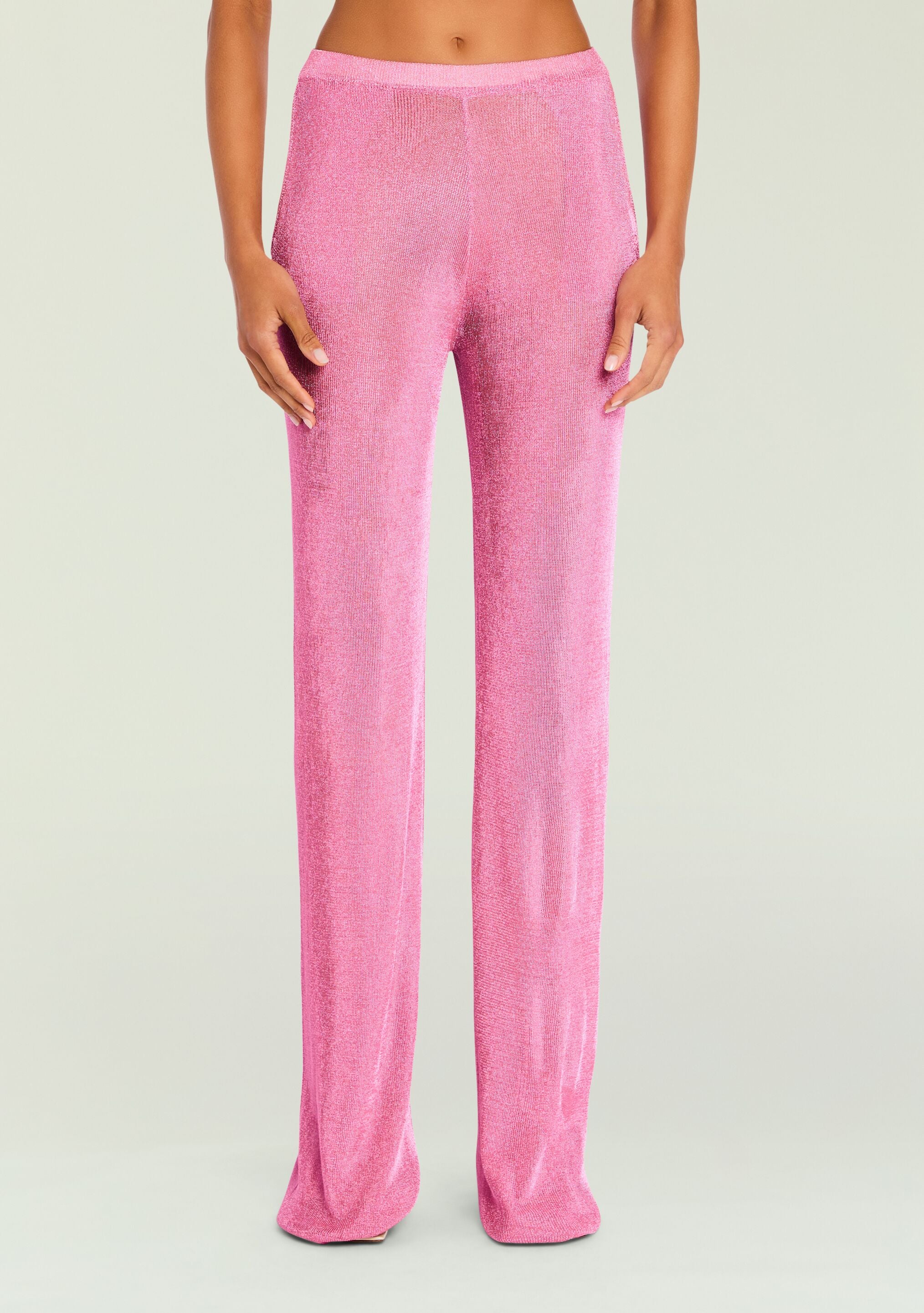 【pellicule】rose metro pants Sheldon Metallic Knit Pant – SEROYA