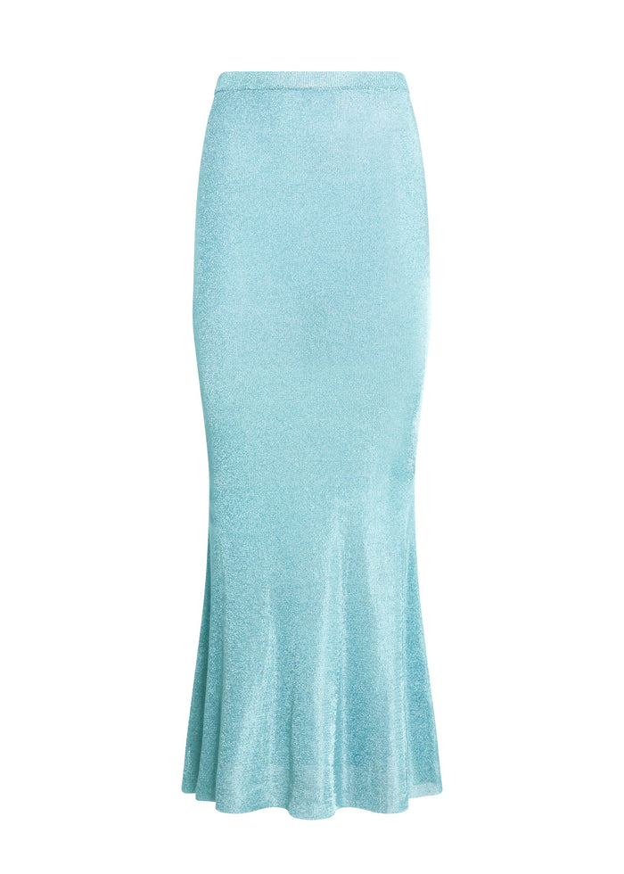 Harmony Metallic Knit Skirt