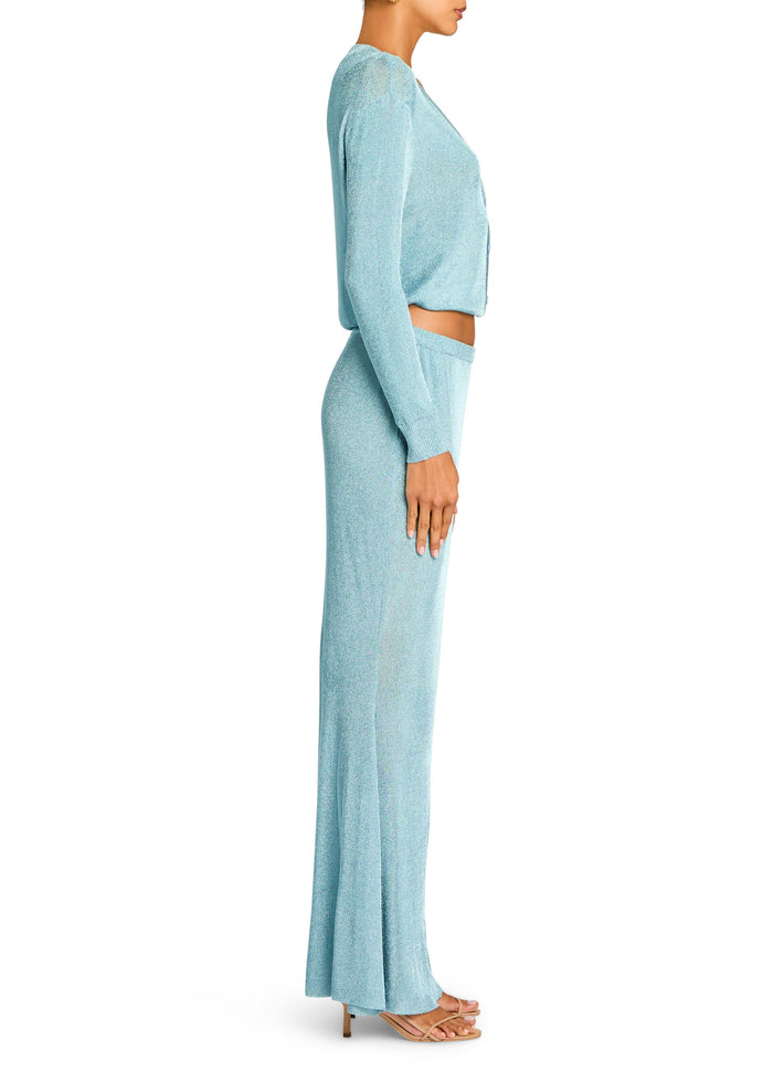 Harmony Metallic Knit Skirt