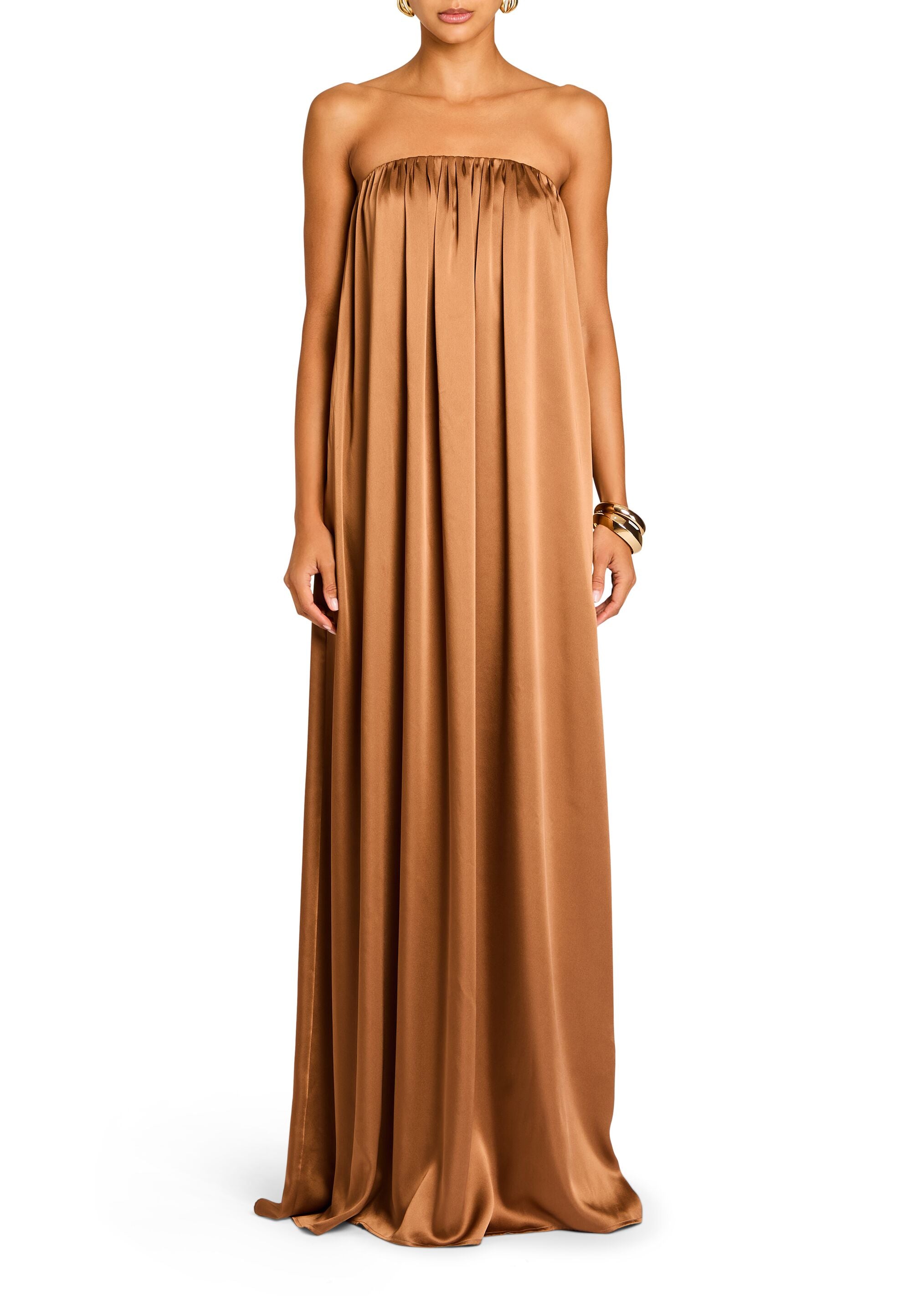 Monique Satin Maxi Dress – SER.O.YA