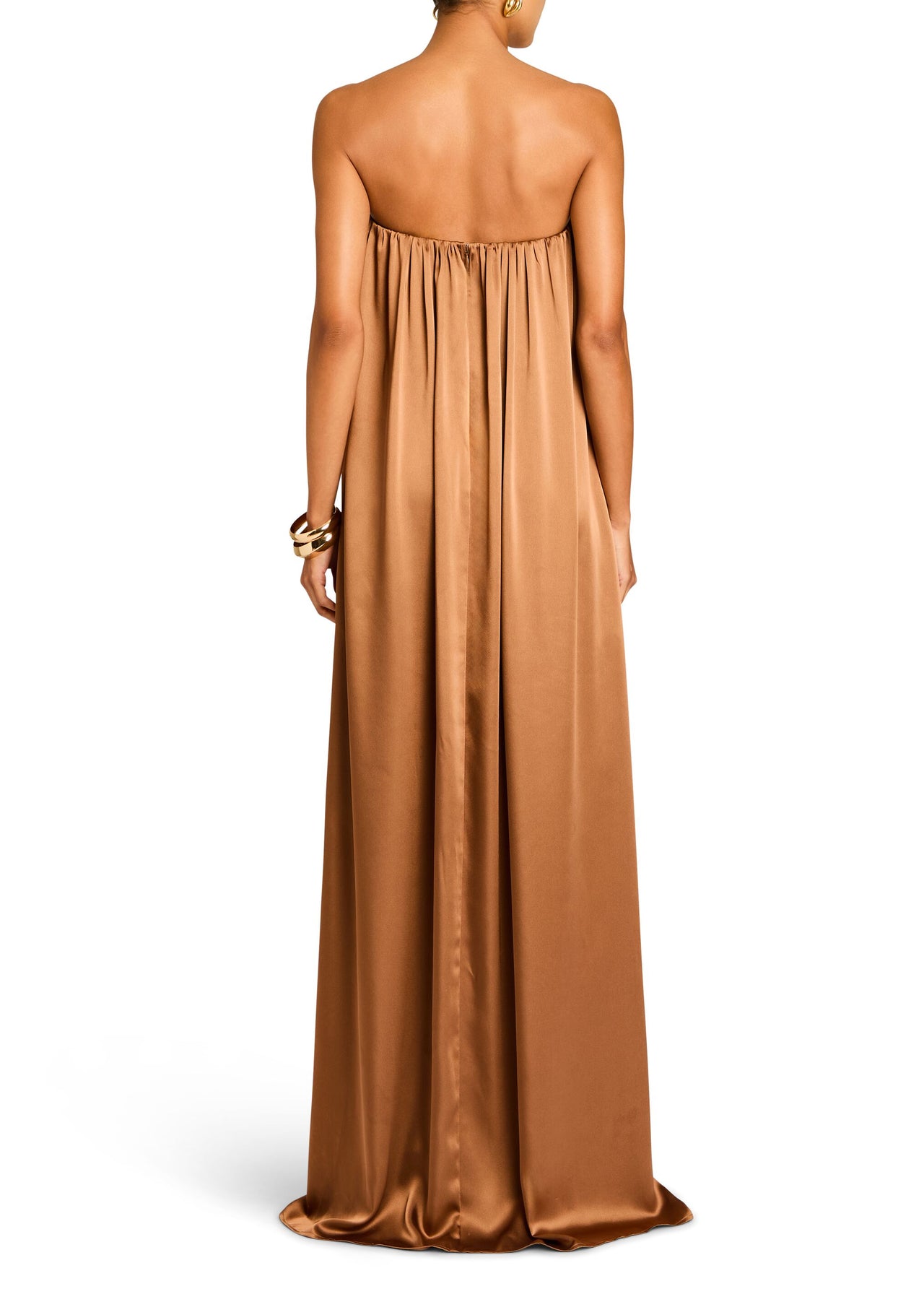 Monique Satin Maxi Dress – SEROYA