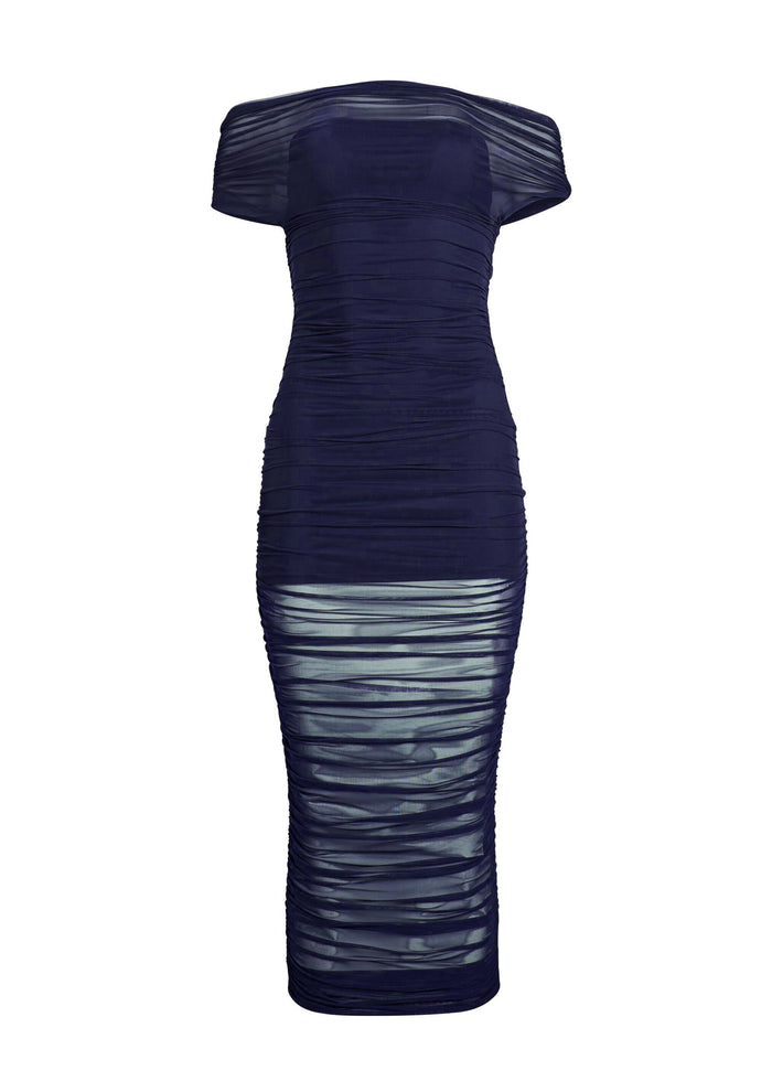 Noel Mesh Midi Dress