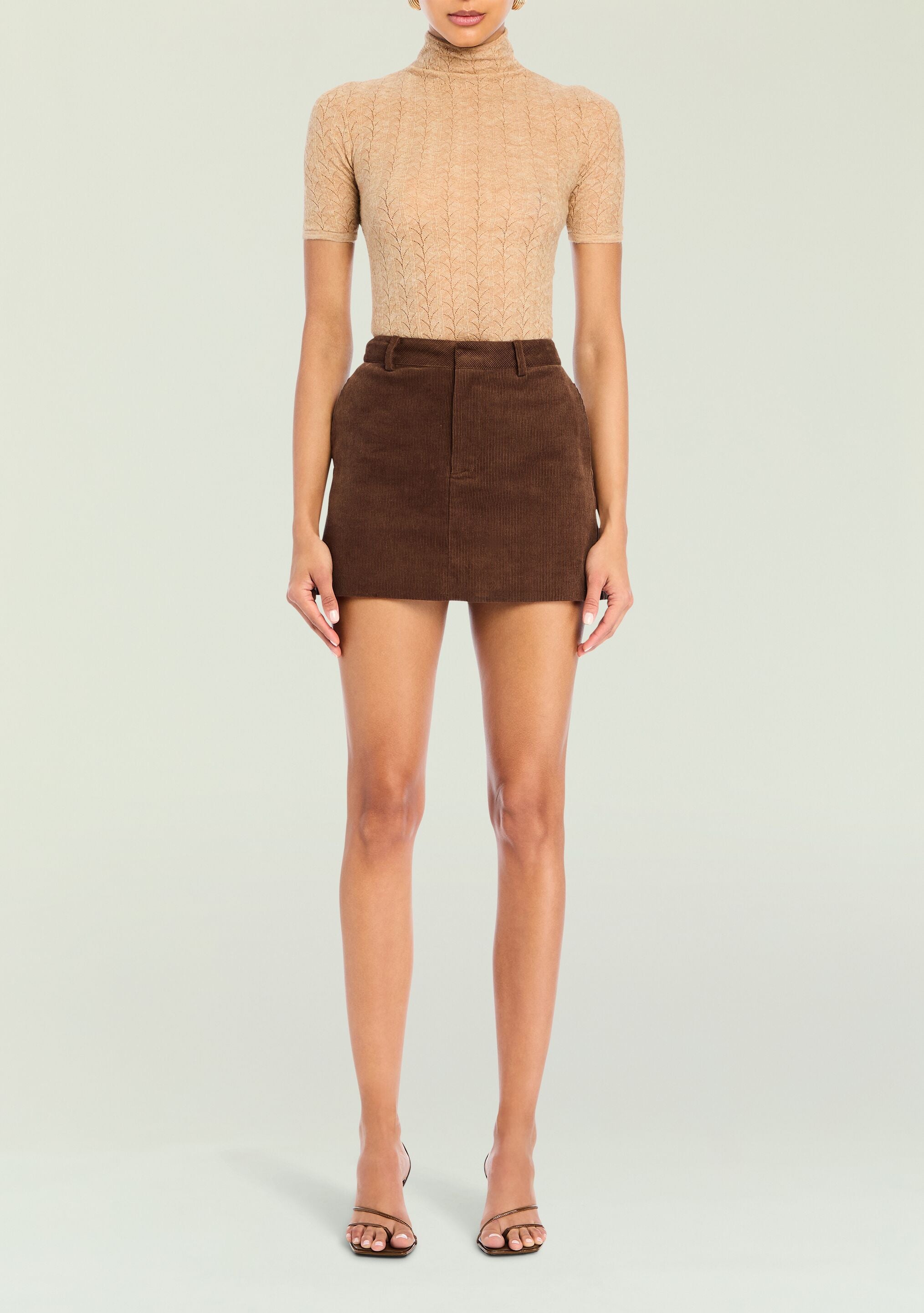 Azalea Corduroy Mini Skirt – SEROYA