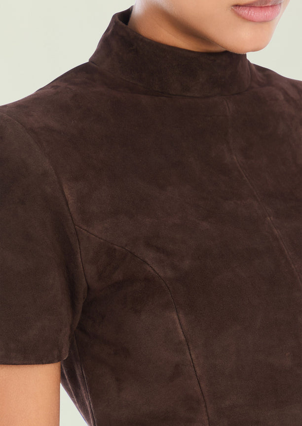 Tessi Suede Top view 2