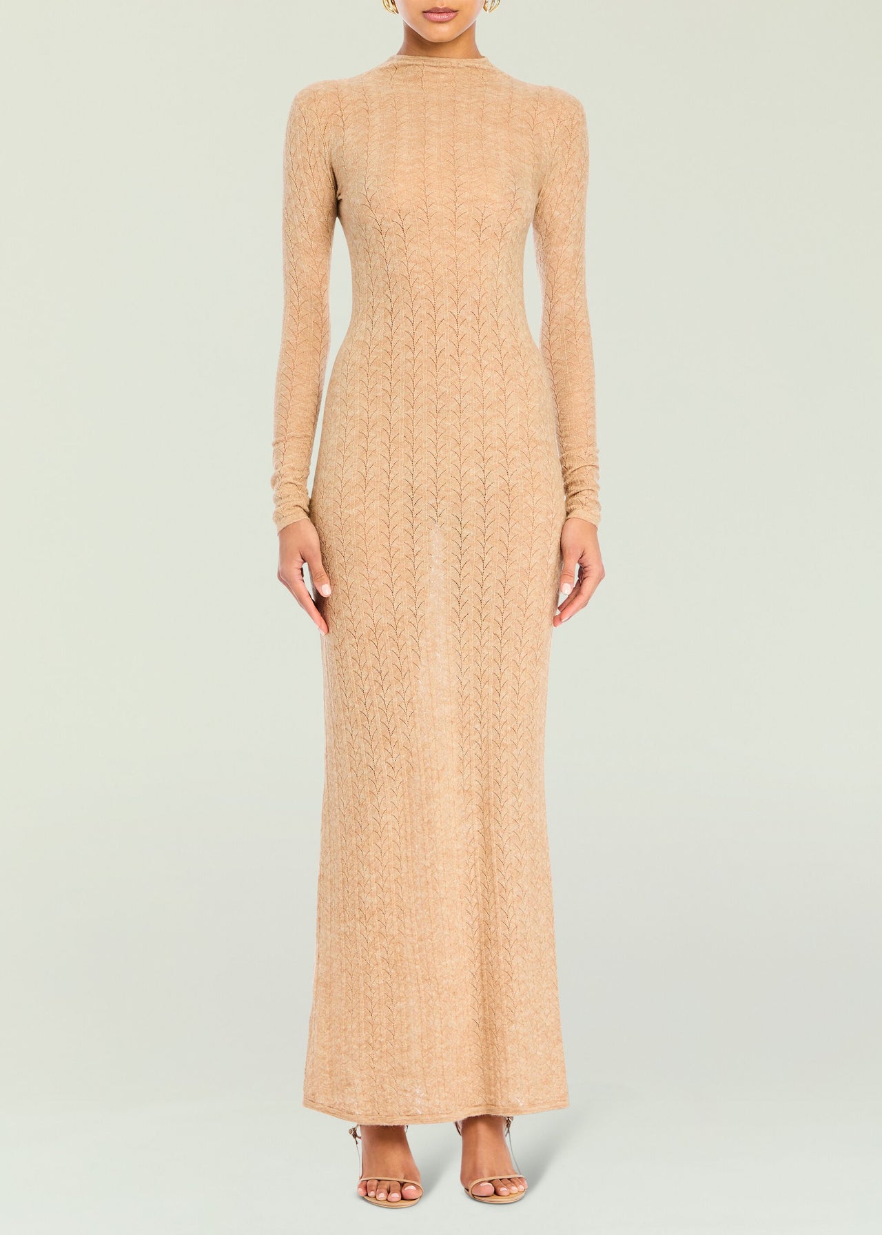 Una Knit Maxi Dress Sand / XS