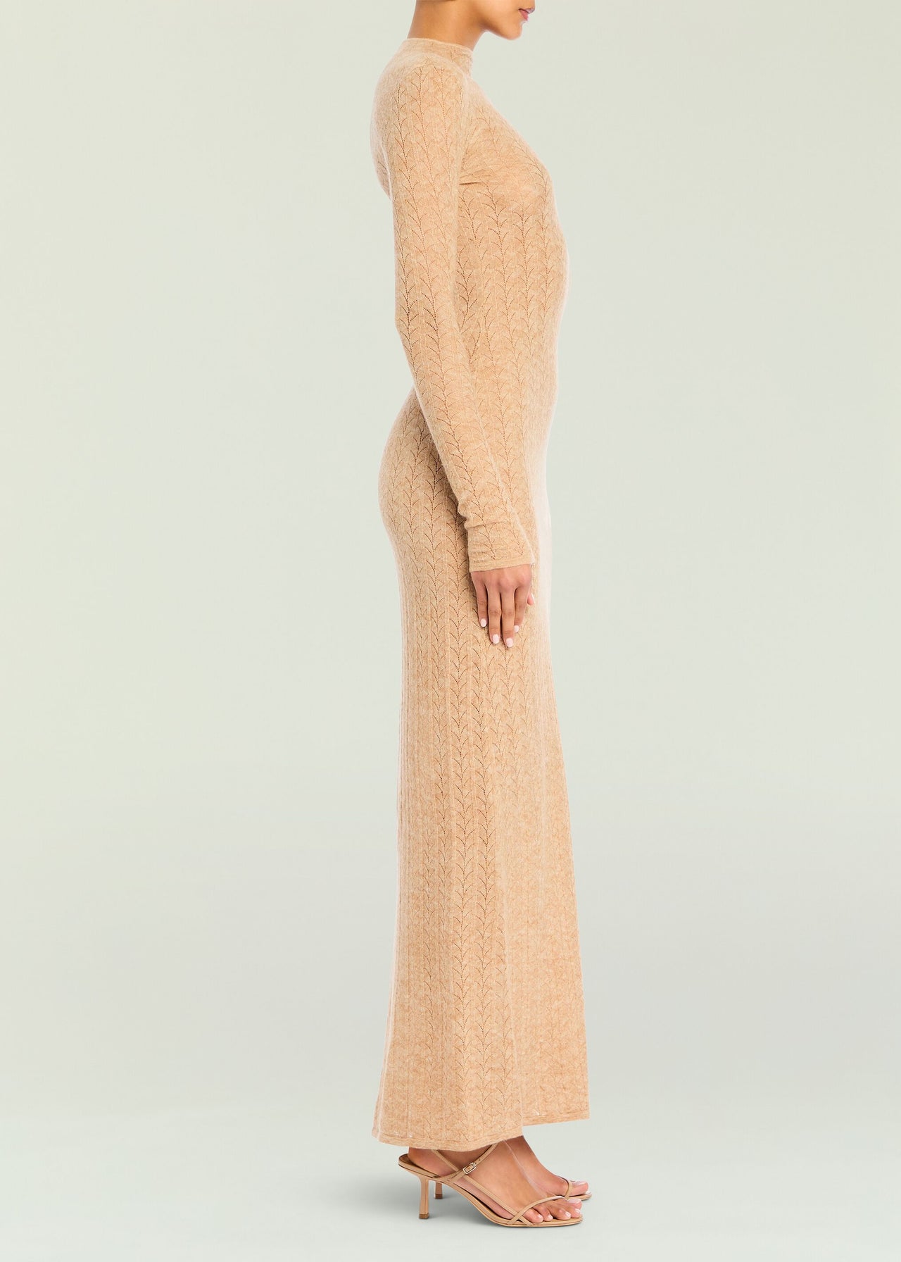 Una Knit Maxi Dress Sand / XS Una Knit Maxi Dress Sand / XS