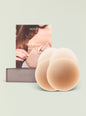 NOOD No-show extra lift nipple covers packaging with beige silicone nipple covers in front thumbnail image 1 of 2