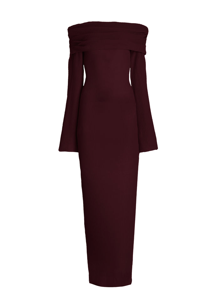 Galleria Rib Knit Maxi Dress