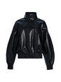 Mia Vegan Leather Pullover