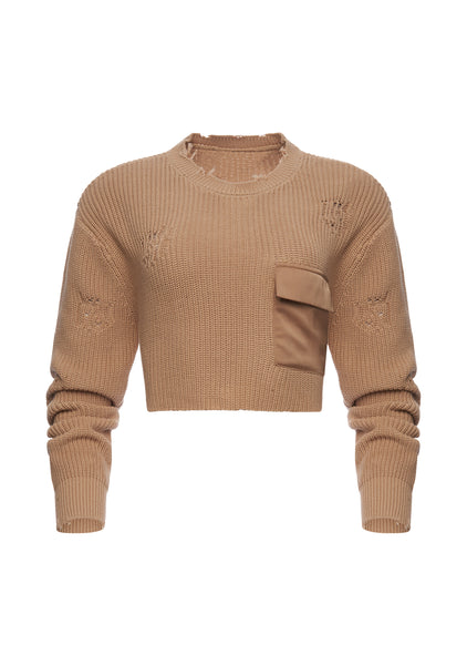 Mid Cropped Devin Sweater – SEROYA