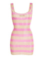 Benni Metallic Knit Mini Dress