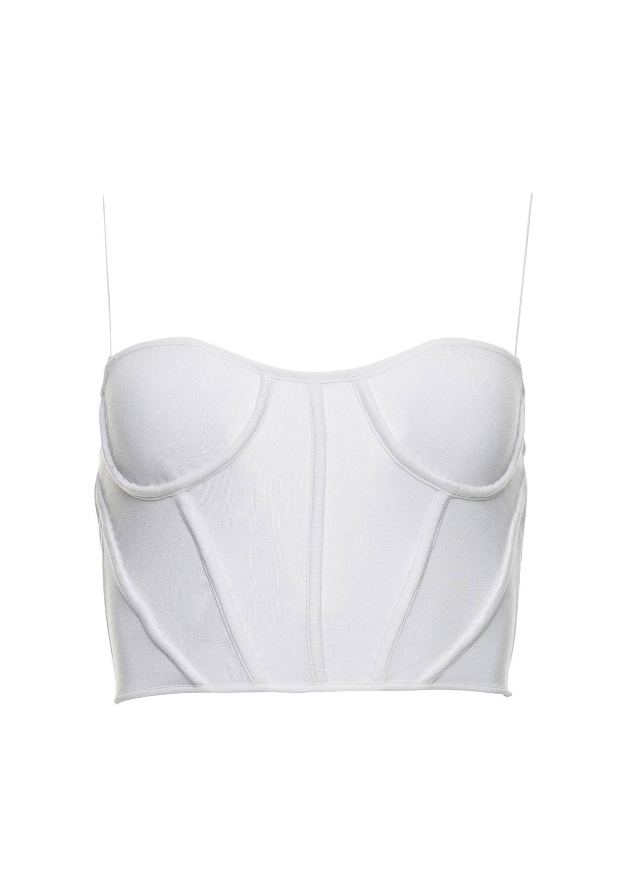 Trendyol corset top in white