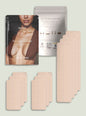 NOOD the weekender travel shape tape packaging with a model image and multiple beige pre cut strips thumbnail image 1 of 1