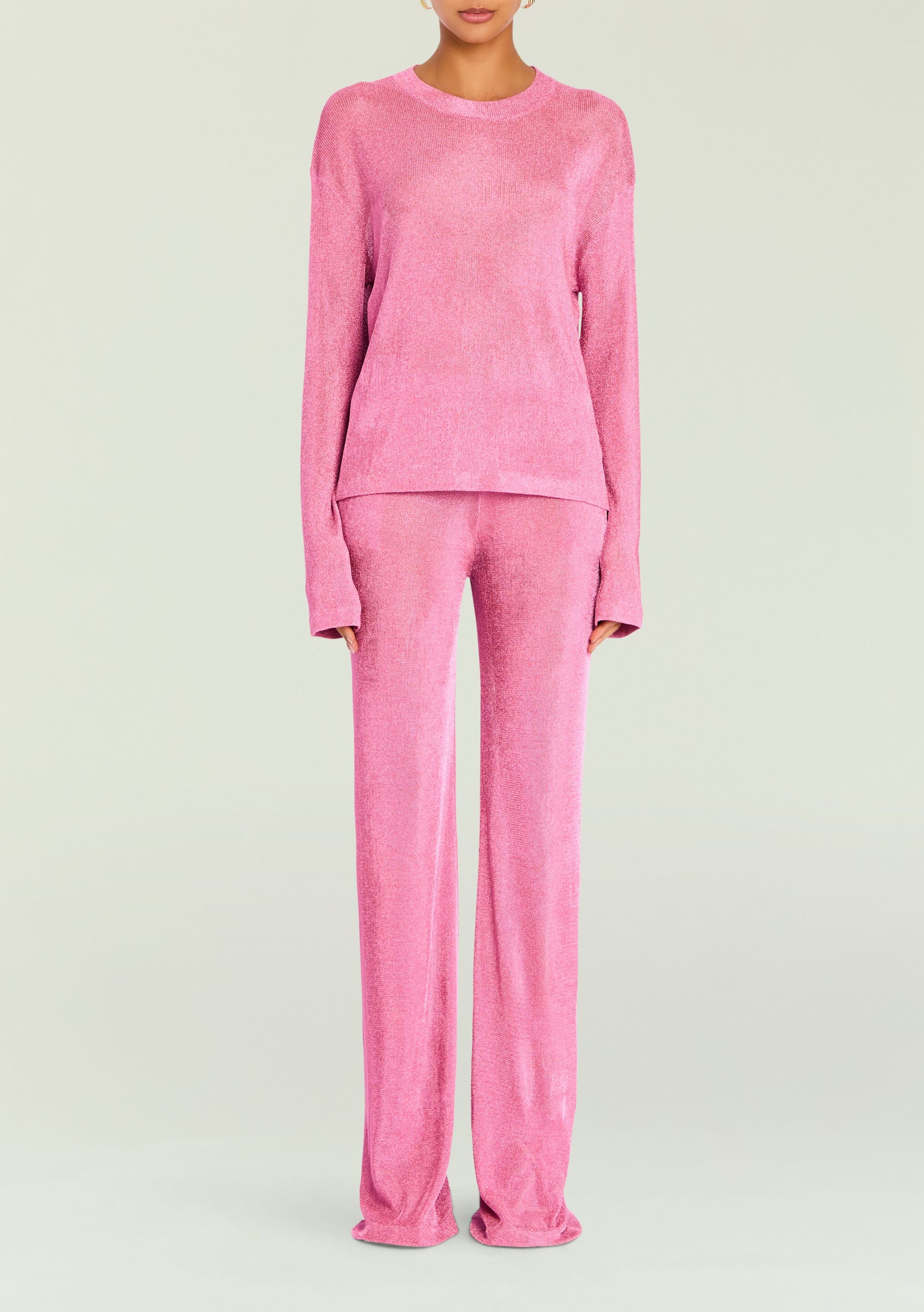 Sheldon Metallic Knit Pant – SEROYA