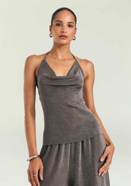 Esmerelda Metallic Knit Top