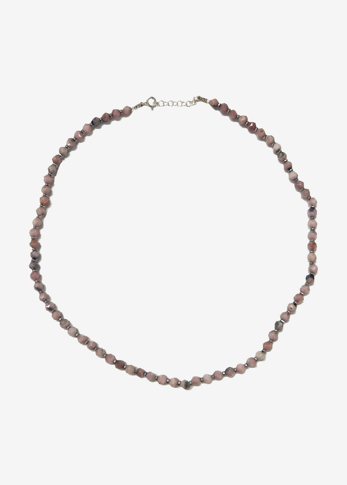 Pastel Pink Beaded Necklace