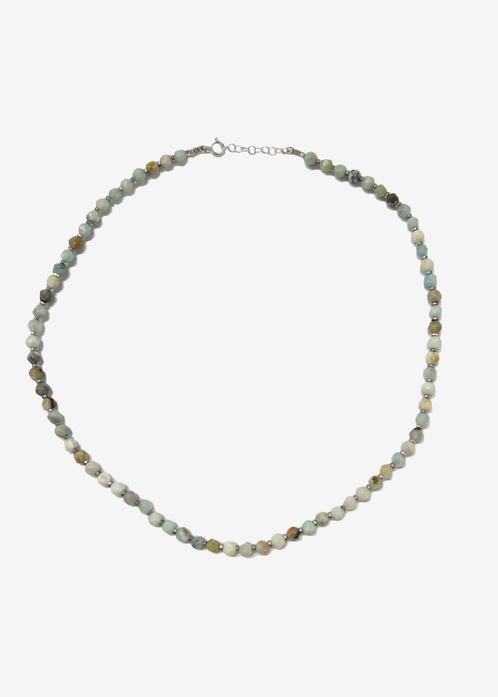 Blue Multi Beaded Necklace