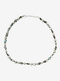 Blue & White Beaded Necklace