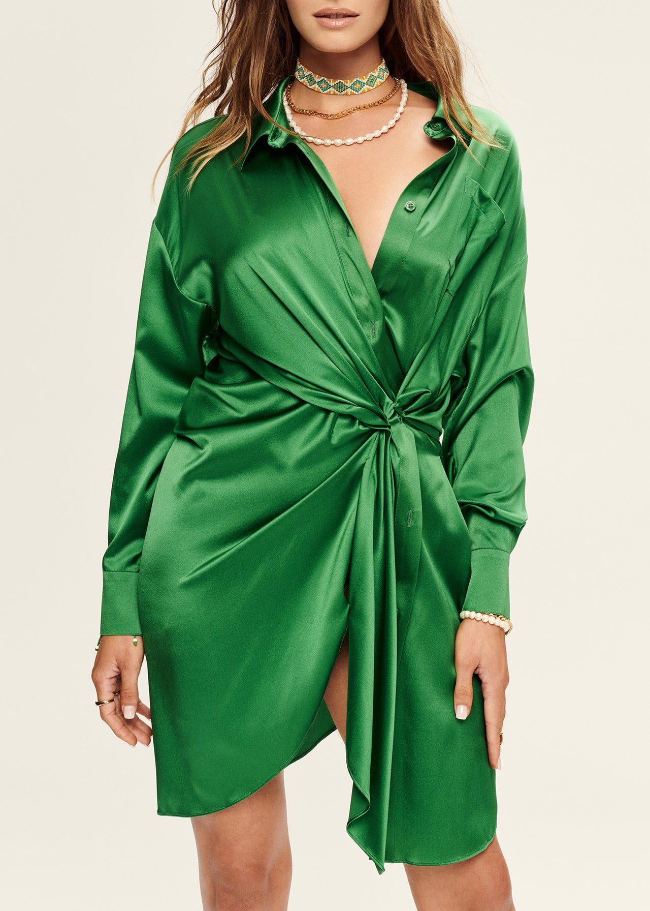 Demi Silk Dress SEROYA Demi Silk Dress SEROYA
