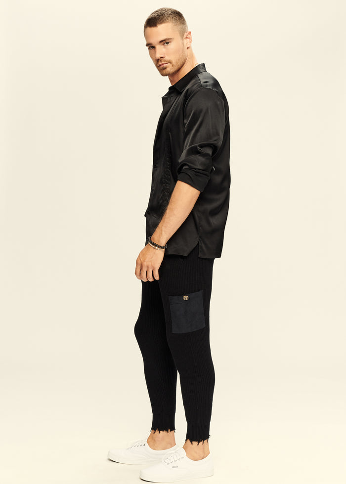 Antoni Silk Button Down