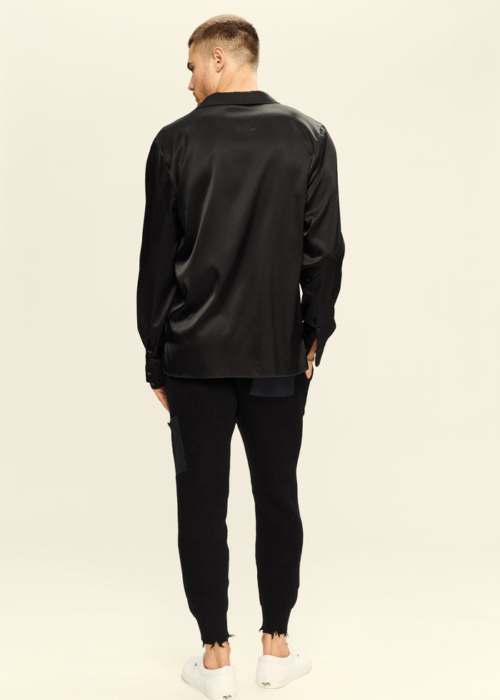 Antoni Silk Button Down