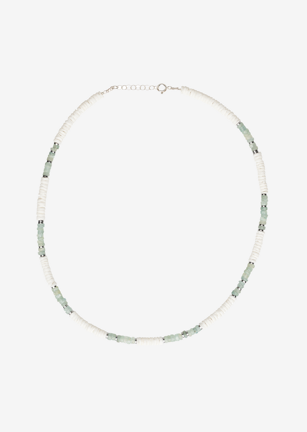 Green Multi Beaded Necklace