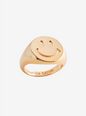 Be Happy Signet Ring by Martha Calvo