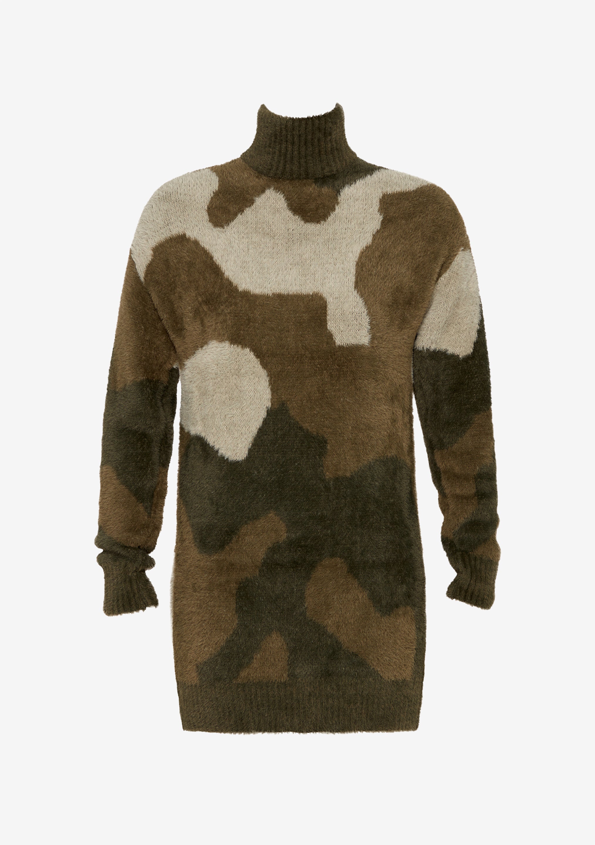 Camouflage sweater dress best sale