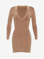Boa Ribbed Knit Dress