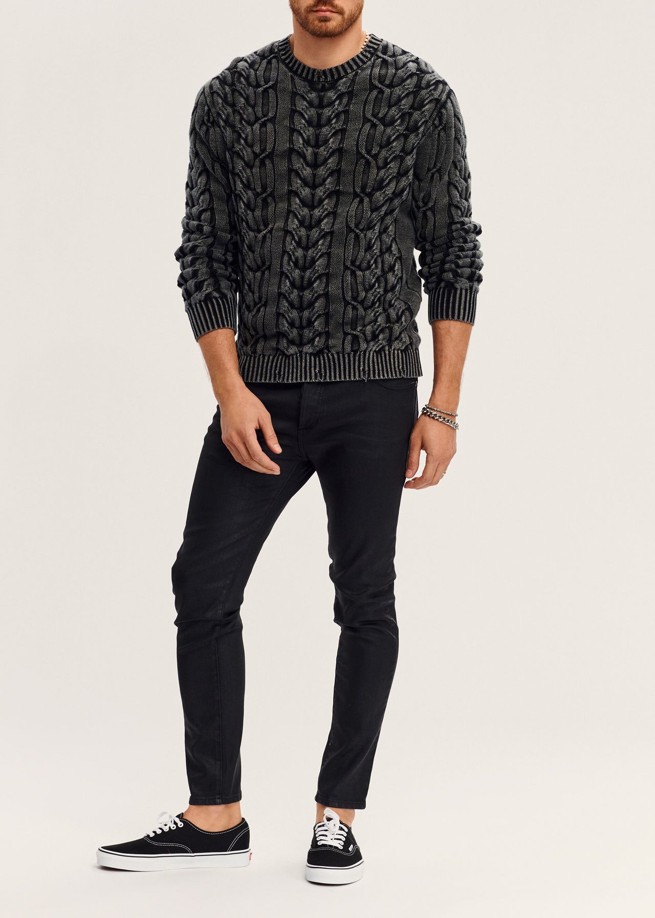 Lewis Cable Knit Sweater