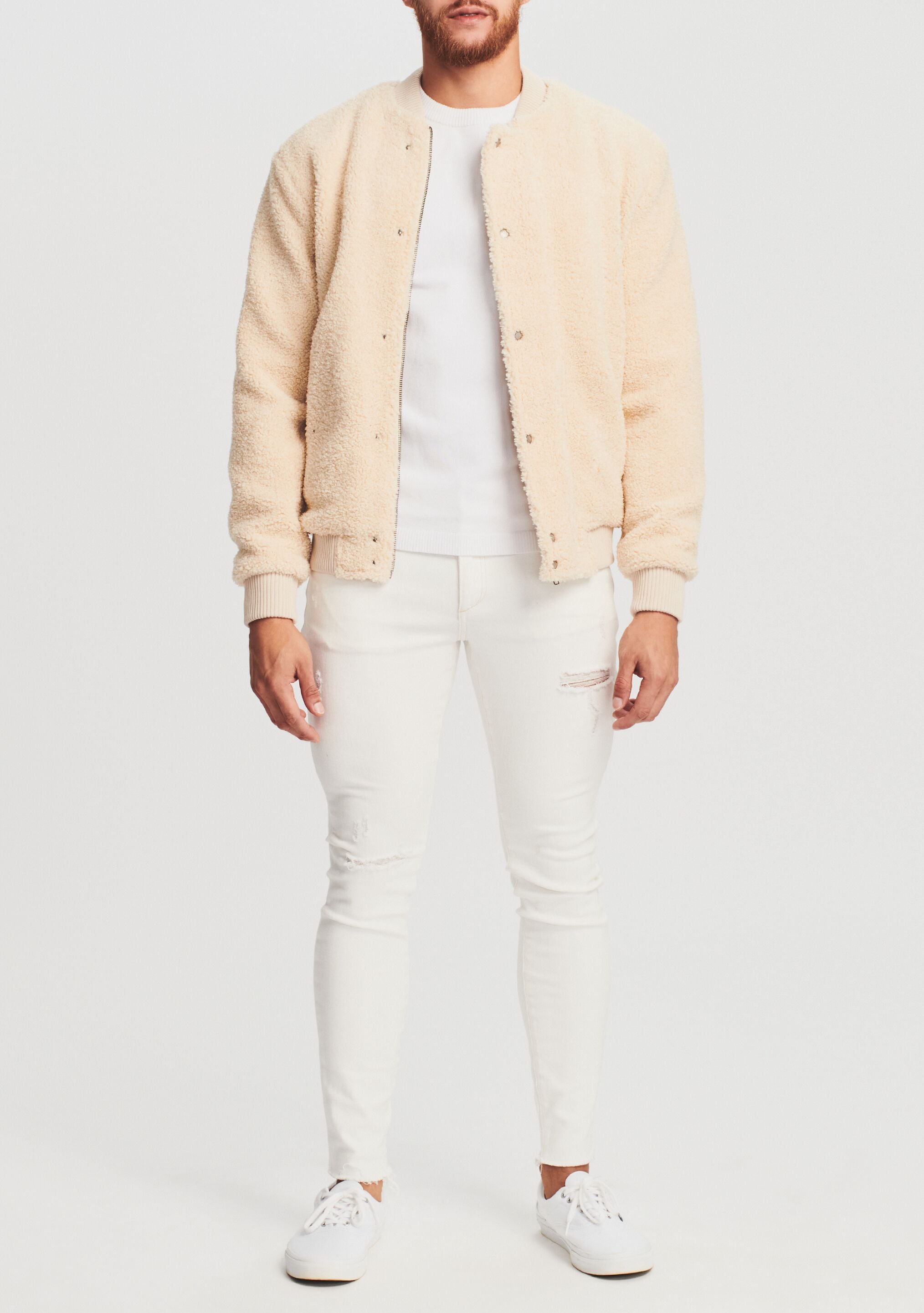 Teddy cheap bomber jacket