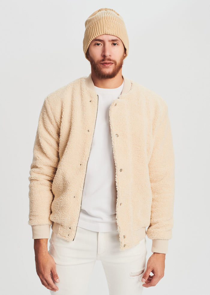 Tobias Teddy Bomber Jacket