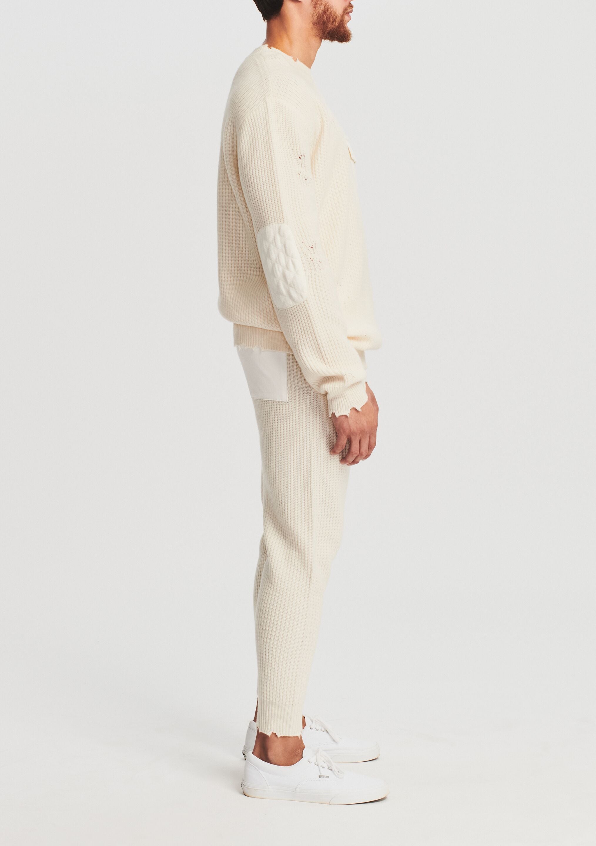 Wool jogger set sale