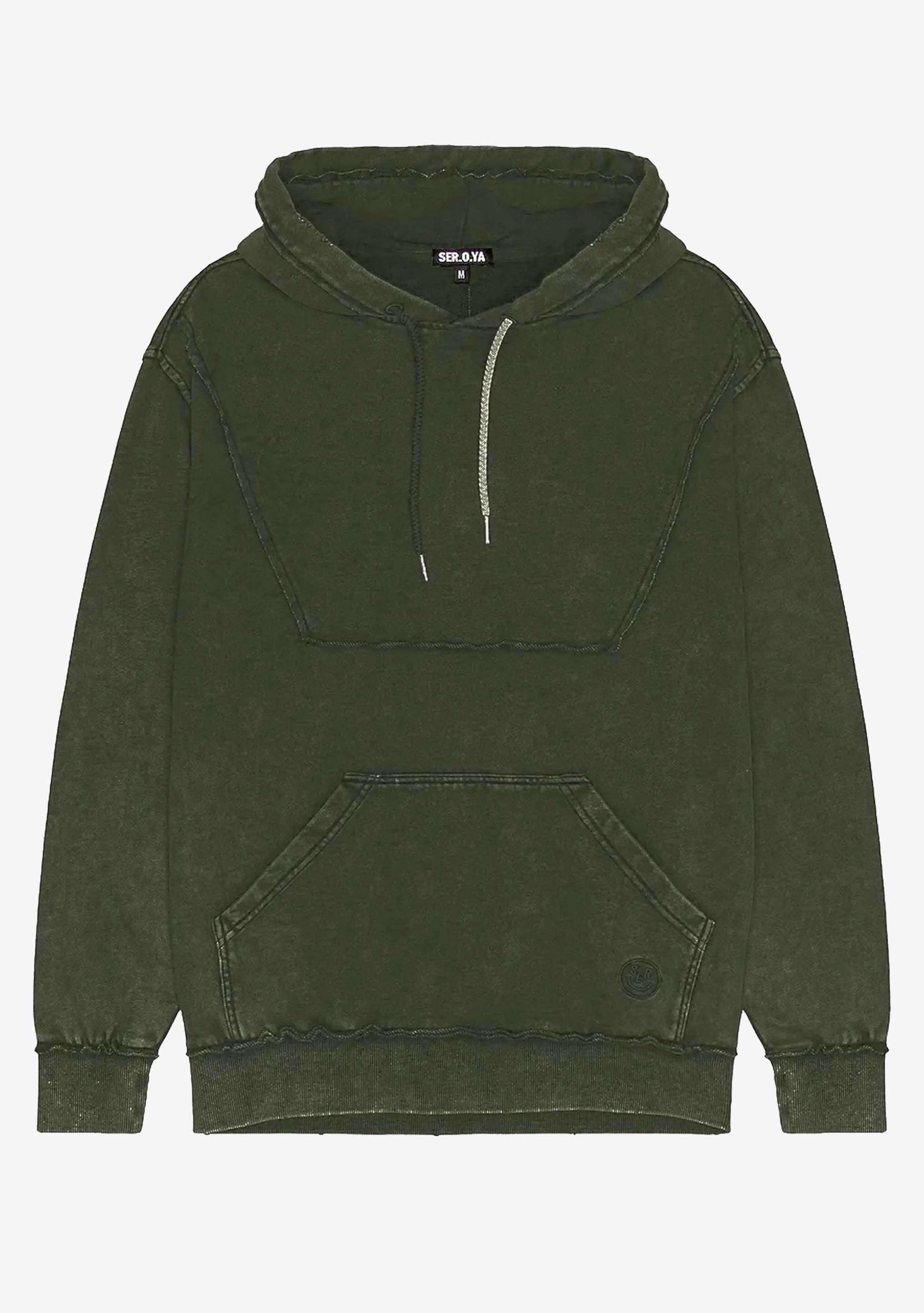 Khaki green online hoodie