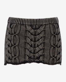 Indra Cable Knit Skirt