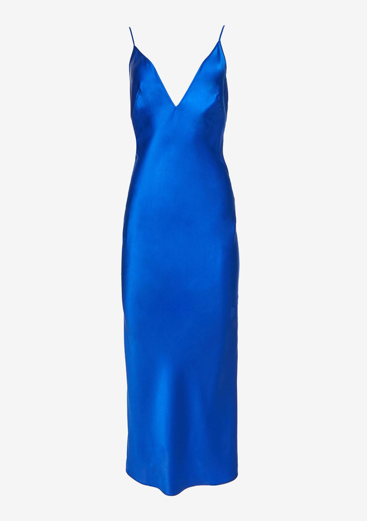 Rowan Silk Maxi Dress – SEROYA NYC