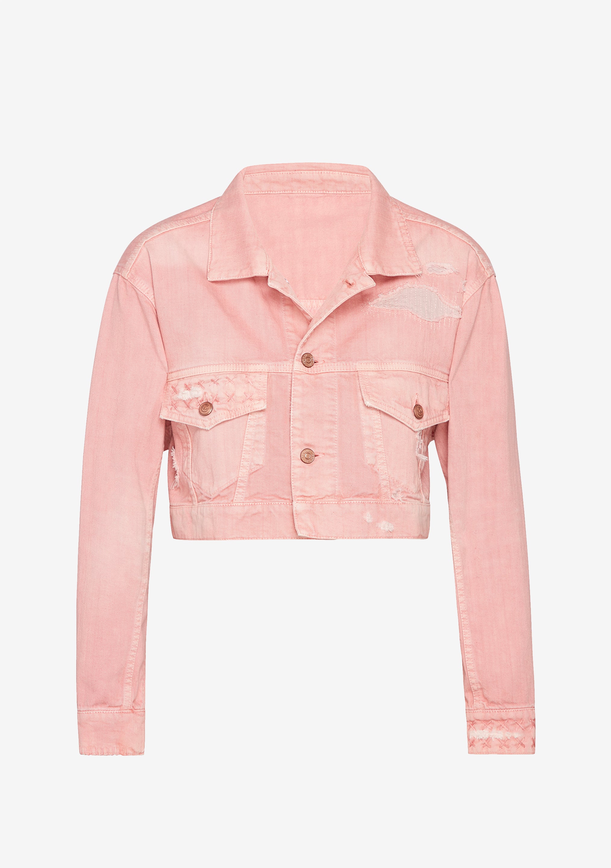 Blush outlet cropped jacket